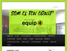 Tablet Screenshot of equip4.es